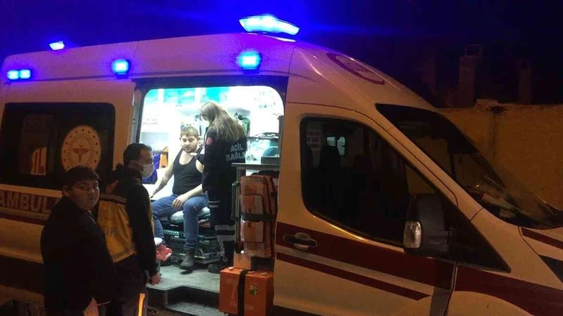 Yangını söndürmek isterken dumandan zehirlendi
