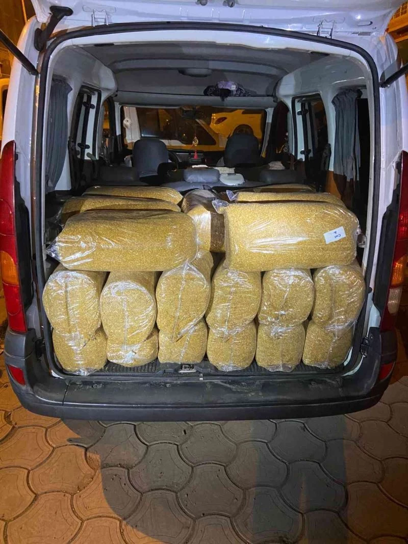 Hatay’da 288 kilo kaçak tütün ele geçirildi
