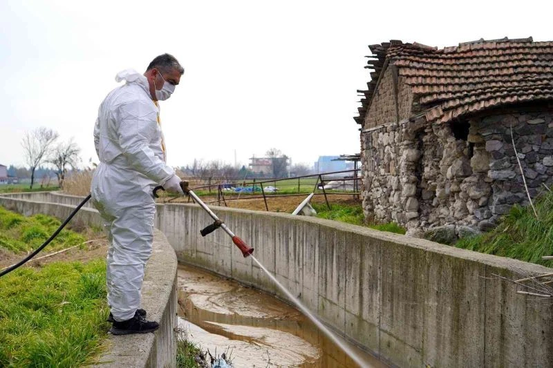 Altıeylül’de haşere ile mücadele kışın da sürüyor
