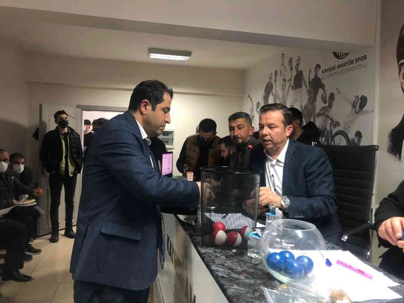 Kayseri 1. Amatör Küme fikstürü çekildi
