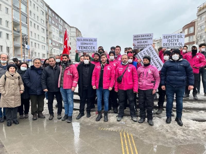 Yemek Sepeti ve Banabi çalışanlarının eylemi ikinci gününde
