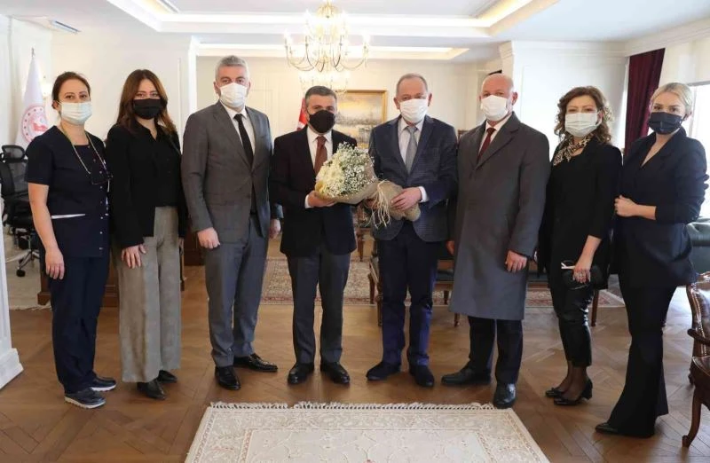 Çağsu Hastanesinden Vali Atay’a ziyaret
