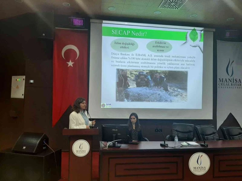Büyükşehirin çevreci yatırımları, Manisa CBÜ’de anlatıldı
