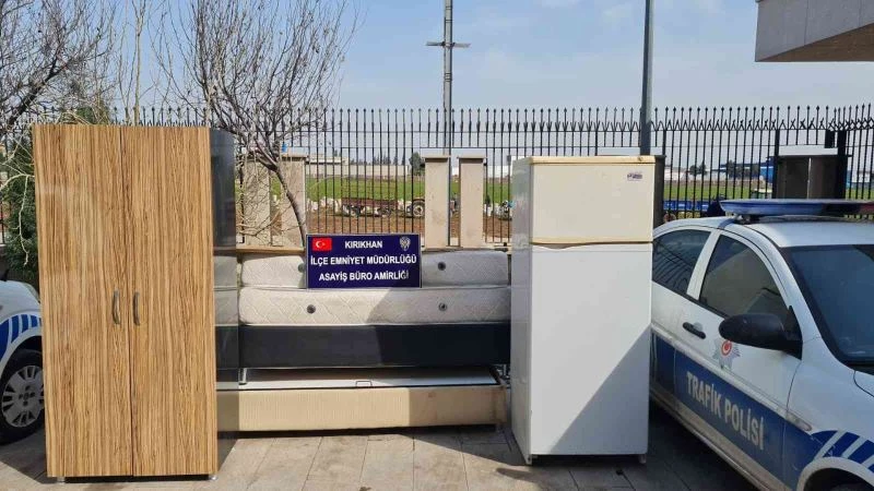 Kırıkhan Spor Tesislerinden çalınan eşyalar bulundu
