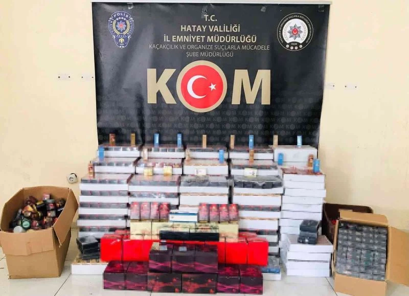 Hatay’da 4 bin 119 adet kaçak cinsel içerikli ürün ele geçirildi
