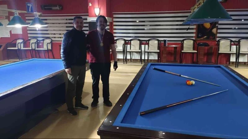 Köroğlu 3 bant bilardo turnuvası düzenlendi
