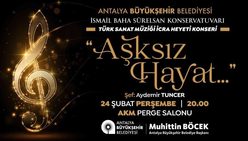 İsmail Baha Sürelsan Konservatuvarından ‘Aşksız Hayat’ konseri
