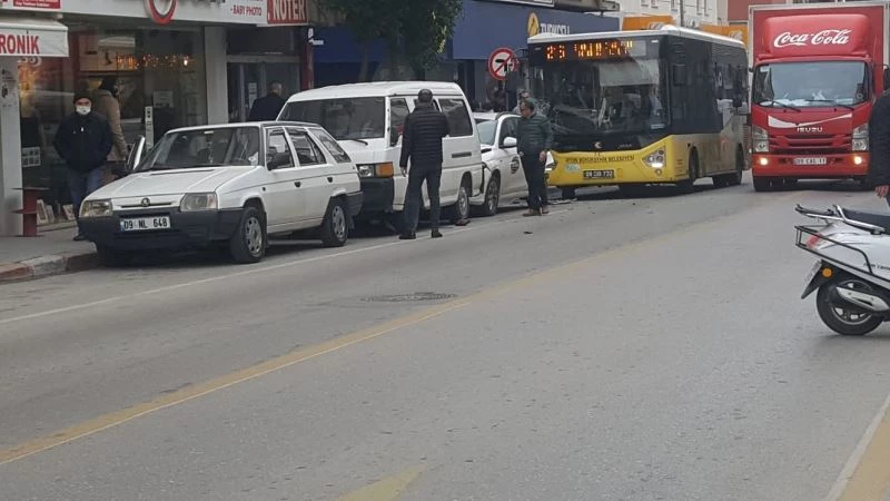 Nazilli’deki kaza ucuz atlatıldı
