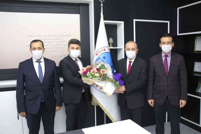 Defterdar Keleş, Rektör  Karacoşkun’la bir araya geldi
