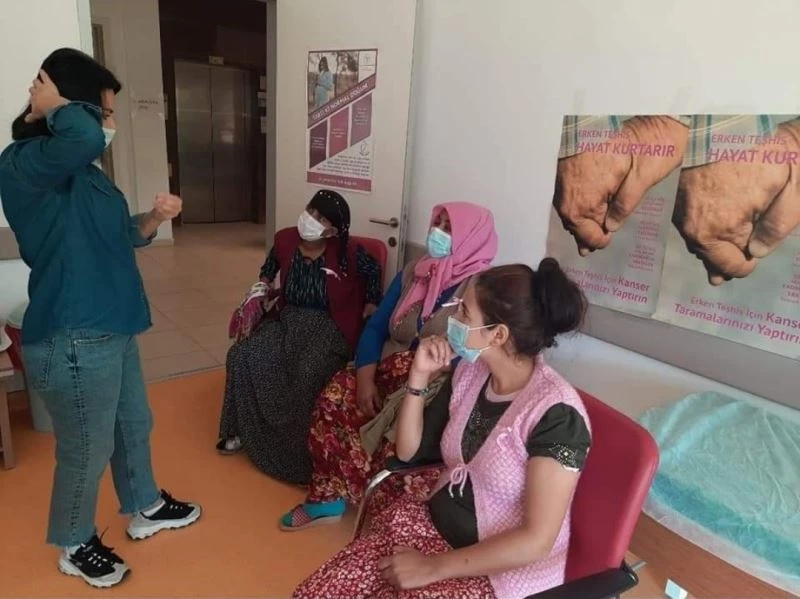 İpsala’ya bağlı  köylerde kanser taraması yapılıyor
