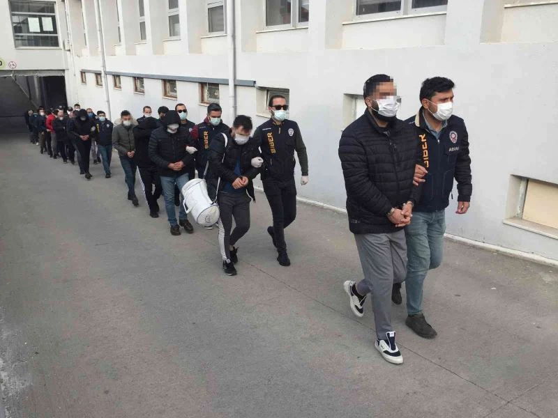 Yasa dışı bahis oynattığı öne sürülen 29 şüpheli adliyeye sevk edildi
