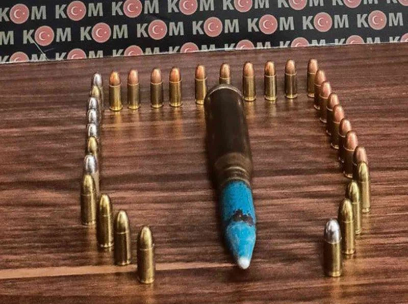 Uçaksavar mermisi ele geçirildi
