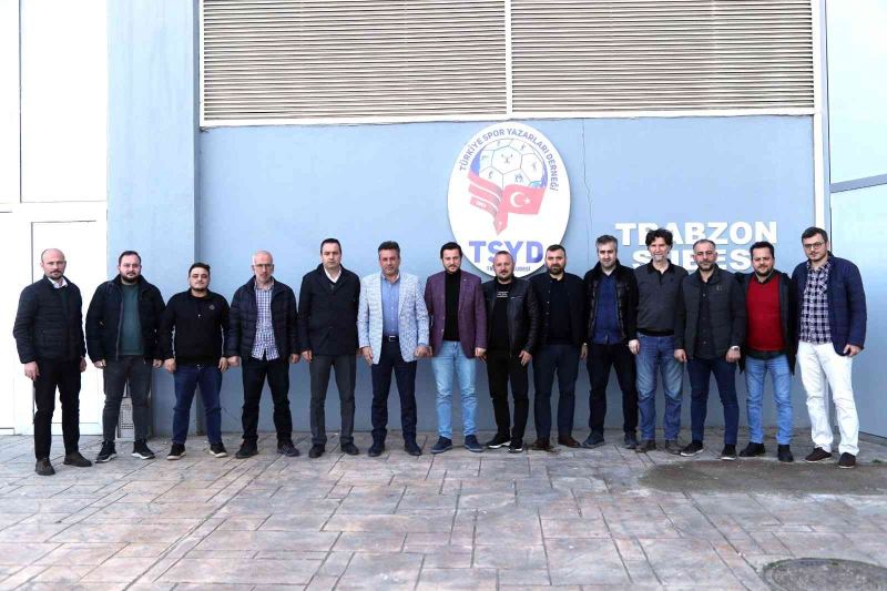 1461 Trabzon Kulüp Başkanı Celil Hekimoğlu’ndan TSYD’ye ziyaret
