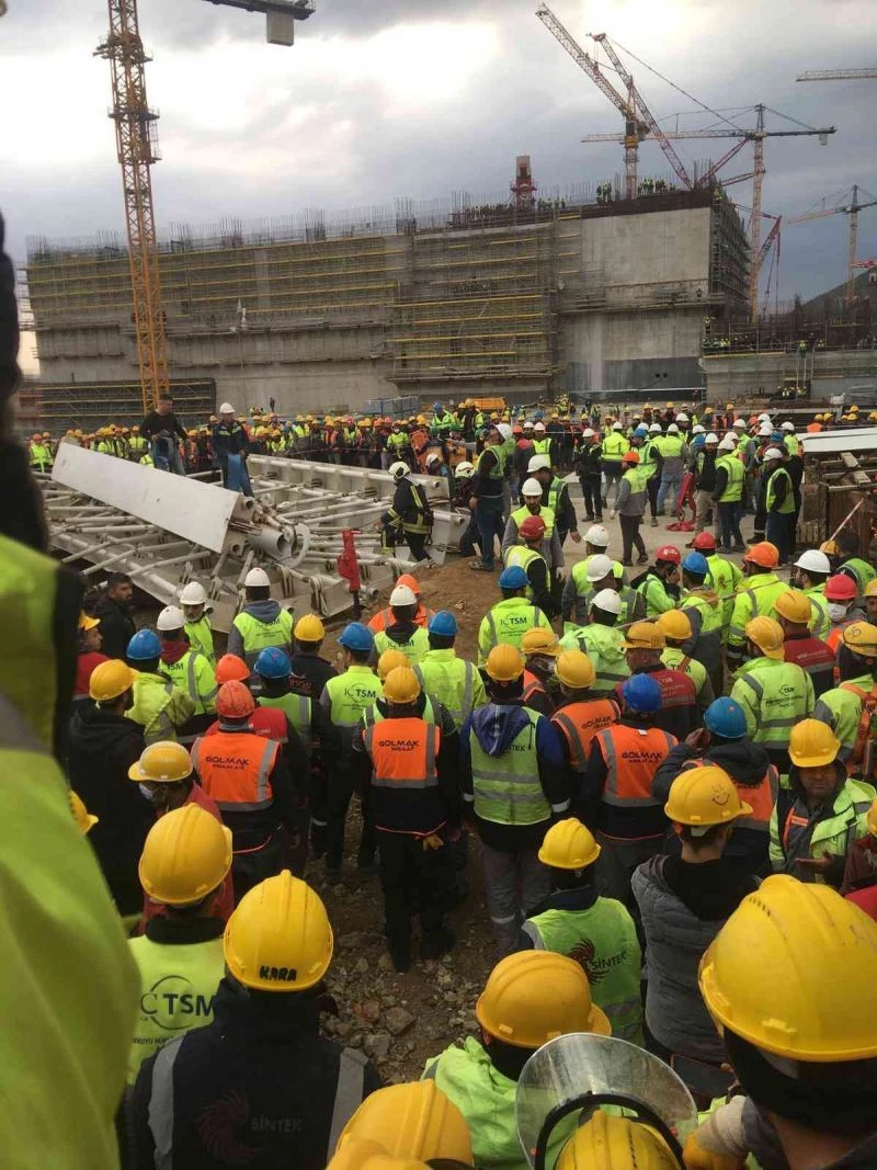 Akkuyu NGS sahasındaki iş kazasında bir kişi hayatını kaybetti
