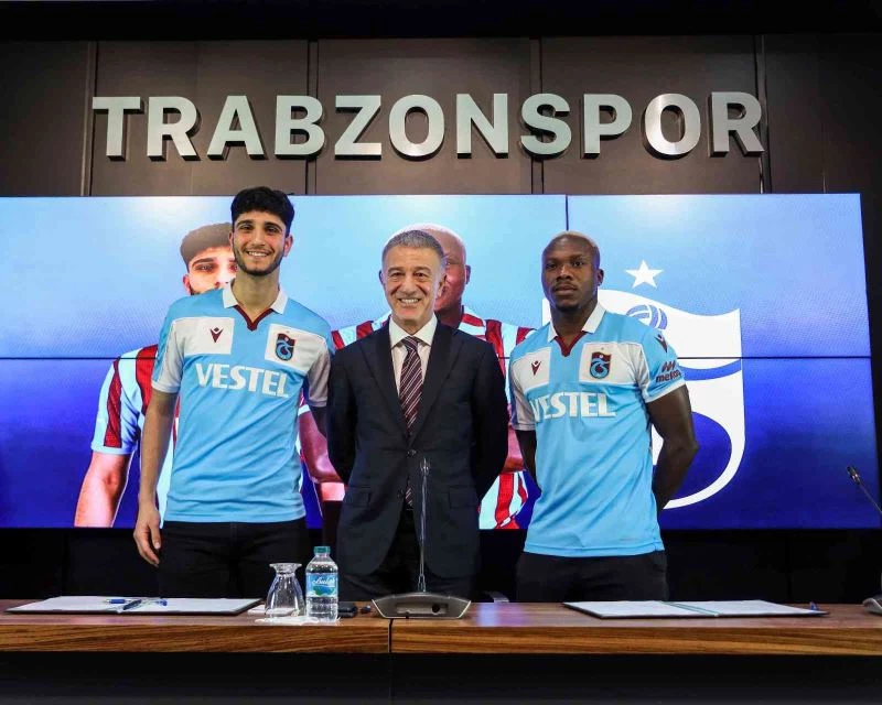 Trabzonspor, Evrard Kouassi ve Emrehan Gedikli için imza töreni düzenledi
