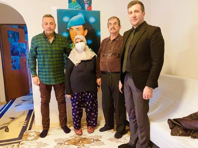 Laçin’den şehit ailelerine ziyaret
