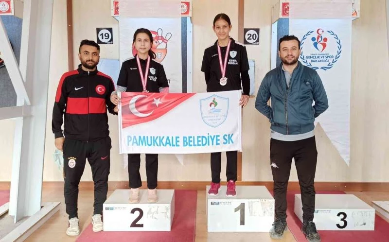 Pamukkaleli sporcular hafta sonu 24 madalya kazandı
