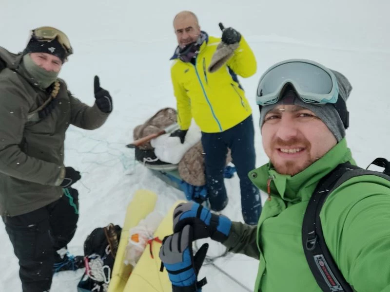 2 bin 500 rakımlı Nemrut Kalderası’nda arama kurtarma kampı
