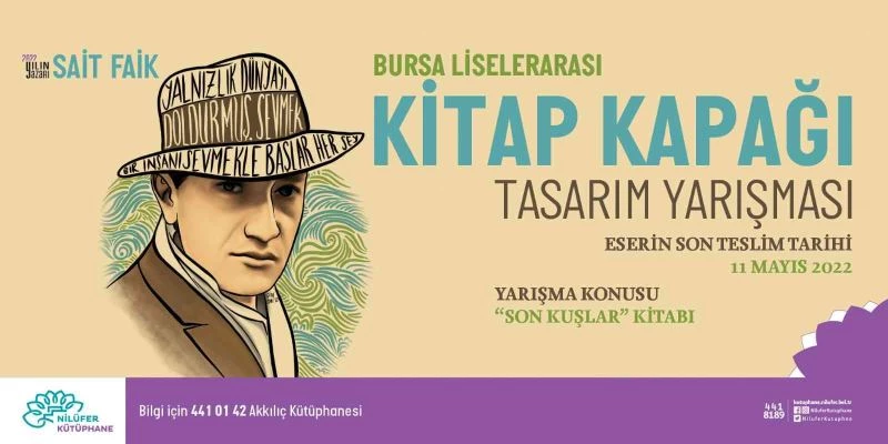 Öğrenciler Sait Faik’in “Son Kuşlar” kitabına kapak tasarlayacak
