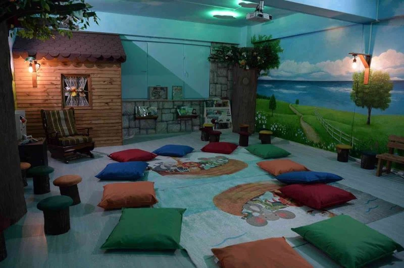 Çocuklar Masal Atölyesinde kaynaşıyor
