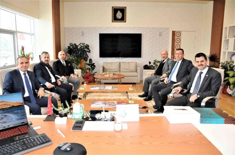 Kurum müdürlerinden Dündar’a ’Hayırlı olsun’ ziyareti
