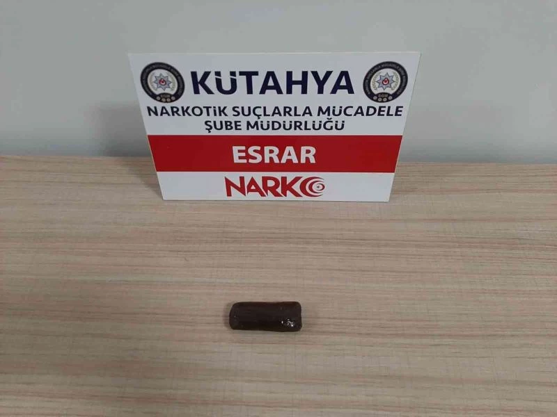 Pirinç torbasından esrar çıktı
