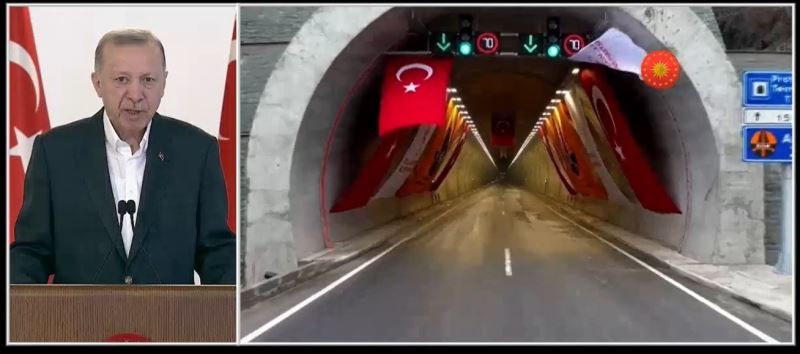 Açılışını Cumhurbaşkanı Erdoğan yaptı, o yol 5 dakikaya indi
