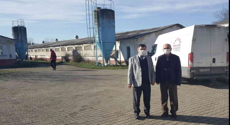 İl Tarım ve Orman Müdürü Çataklı, tavuk çiftliğini inceledi
