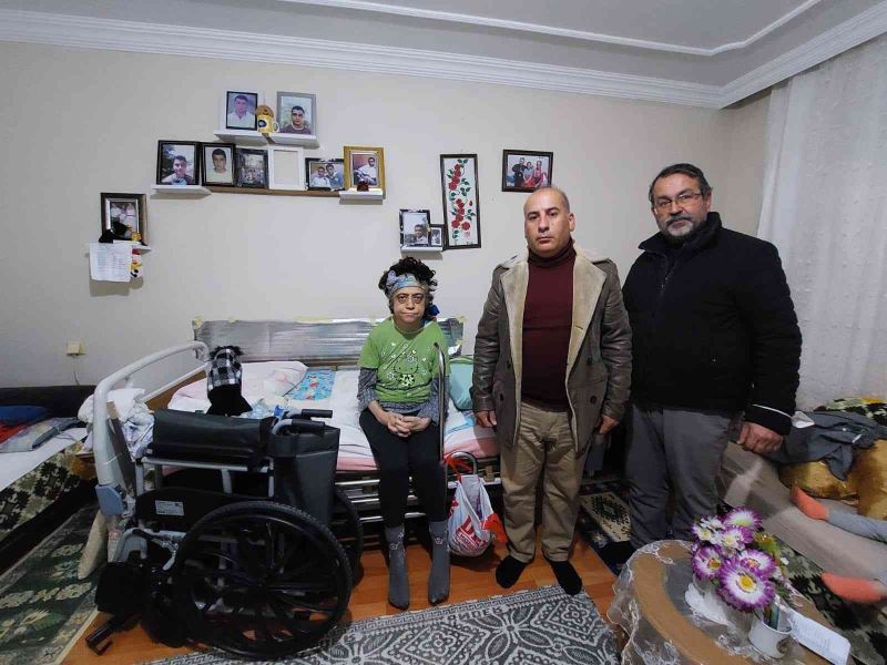 Milas’ta bağışlanan tekerlekli sandalye ihtiyaç sahibine ulaştırıldı

