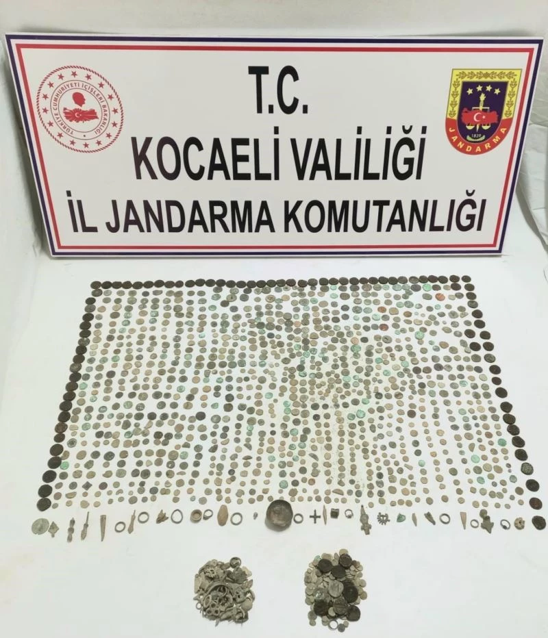 Kocaeli’de bin 536 adet tarihi eser ele geçirildi
