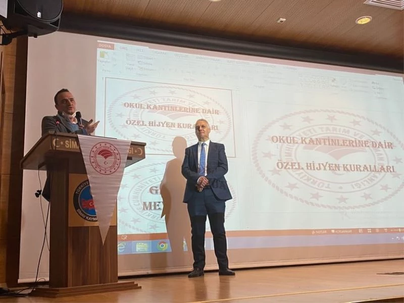 Simav’da yemekhane ve kantin çalışanlarına hijyen eğitimi
