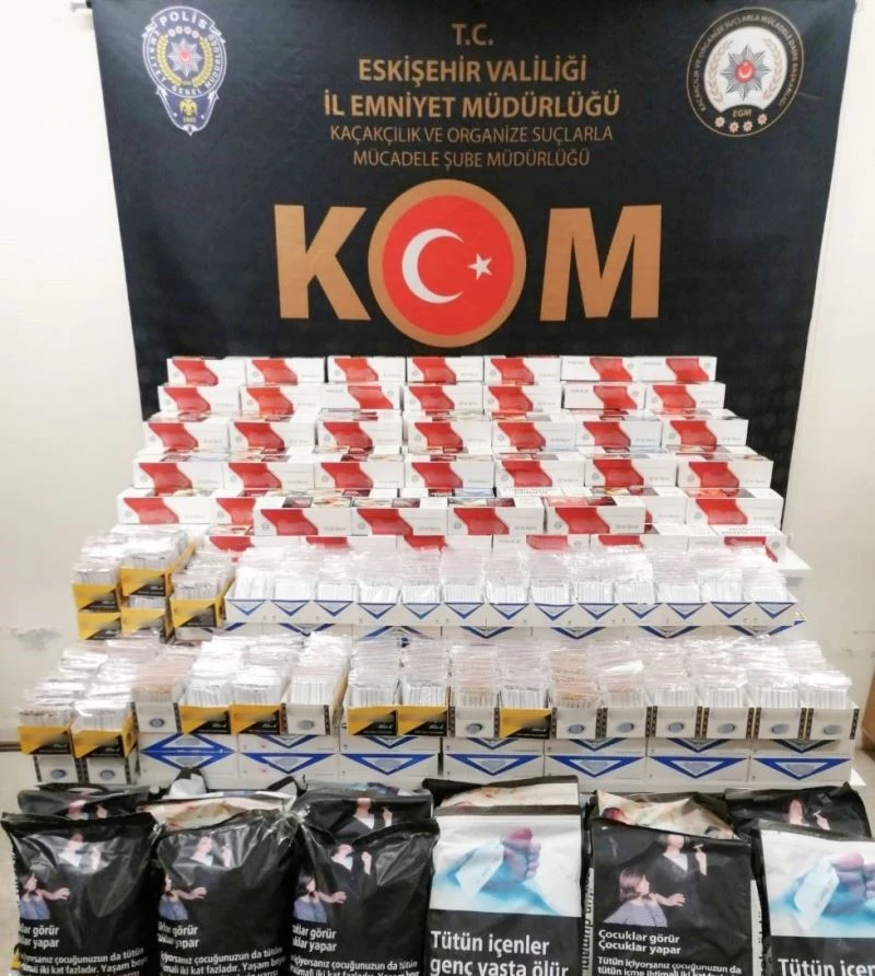 Kaçak tütün mamülleri operasyonu
