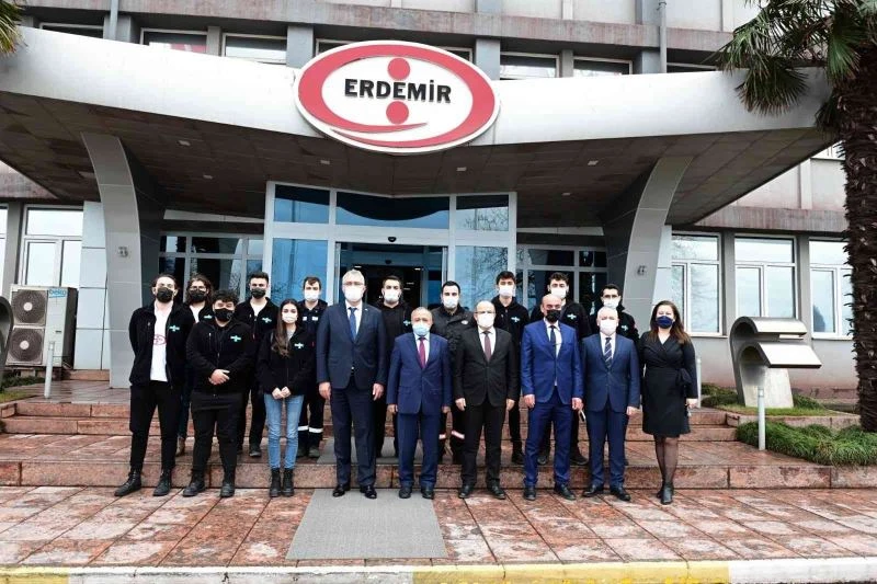 Rektör Çufalı’dan ERDEMİR’e ziyaret
