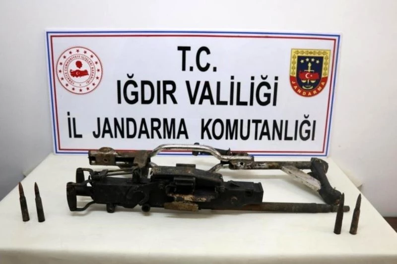 Uçaksavar gövdesi ve mühimmatı ele geçirildi
