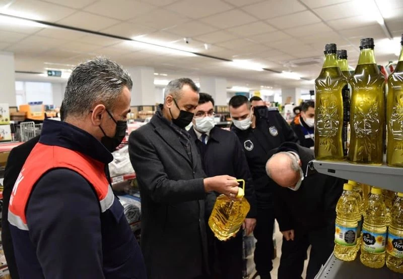 Bilecik Valisi Kızılkaya’dan stokçu denetimi
