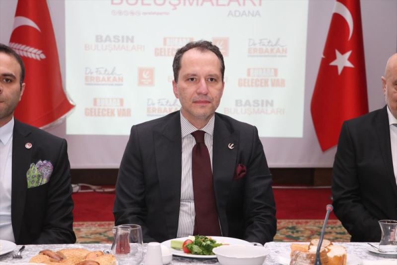 Yeniden Refah Partisi Genel Başkanı Erbakan, Adana