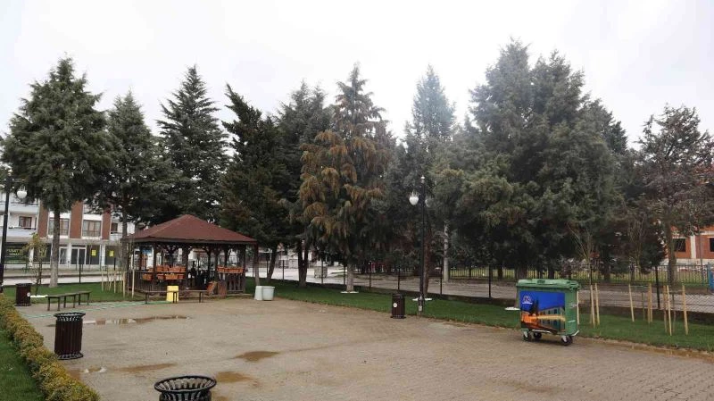 Sosyal tesiste peyzaj çalışmasına geçildi
