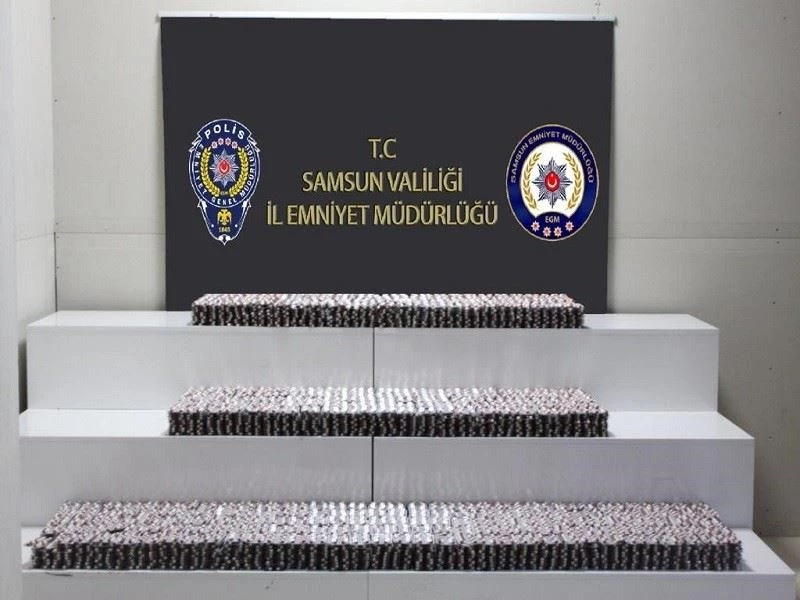 Samsun’da 55 bin 972 kapsül sentetik ecza ele geçirildi: 3 gözaltı
