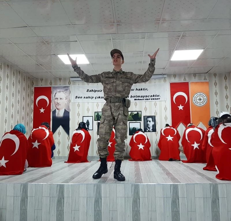 Gölbaşı ilçesinde İstiklal Marşının kabulü kutlandı
