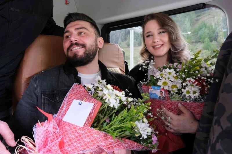 Pençe-Şimşek gazisine memleketinde konvoylu karşılama
