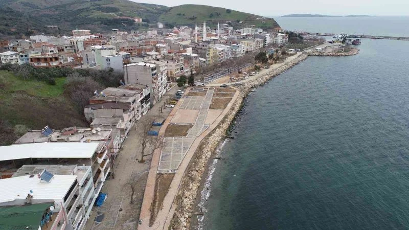 Erdek sahilleri güzelleşiyor
