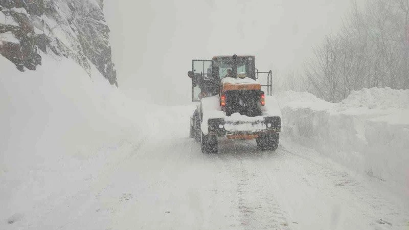 Kastamonu’da karayoluna çığ düştü, yol ulaşıma kapandı
