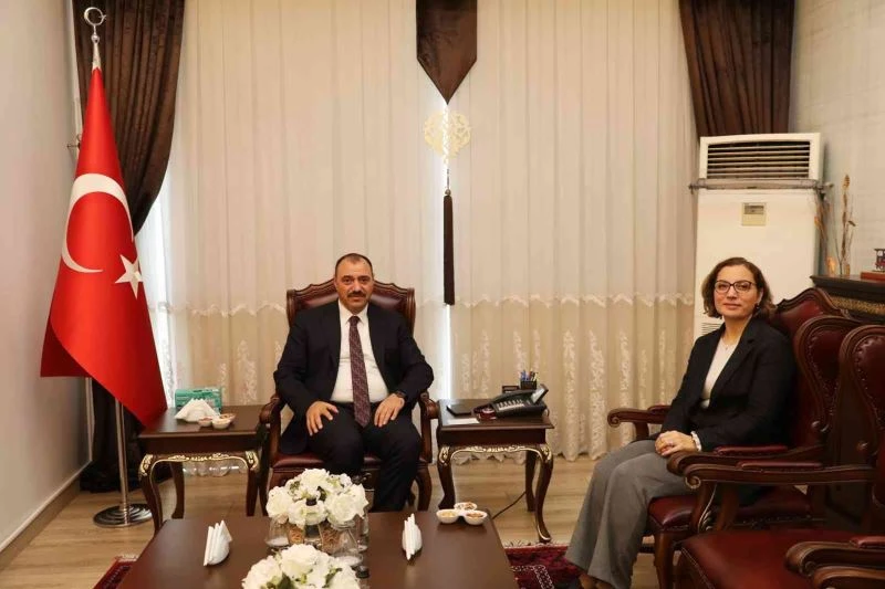 Rektör Çakar’dan Kaldırım’a ziyaret
