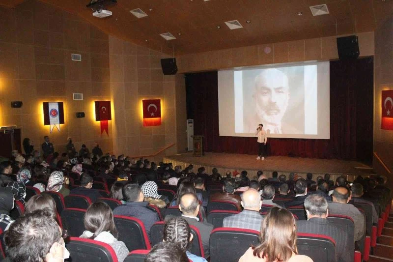 Suriye sınırında İstiklal Marşının kabulünün 101 yıl dönümü etkinliği
