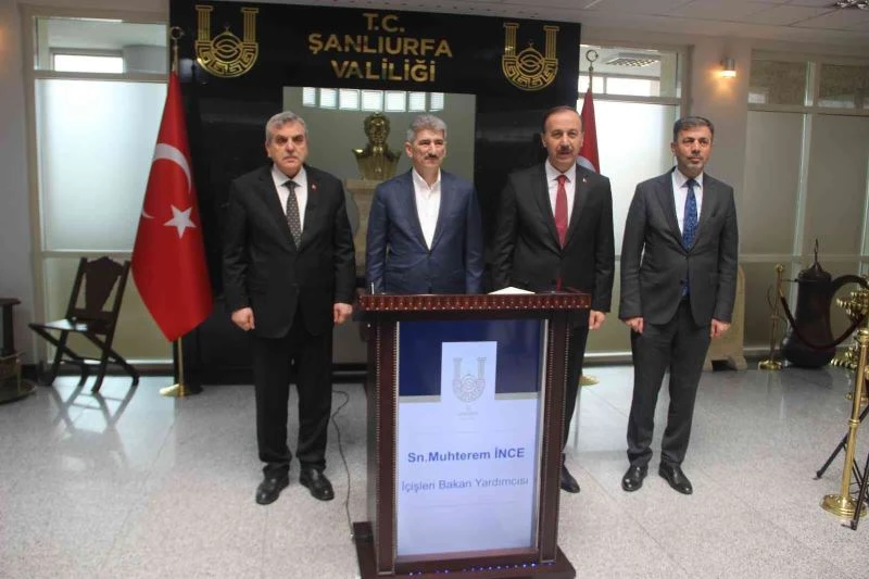 Bakan Yardımcısı Muhterem İnce, Şanlıurfa’da
