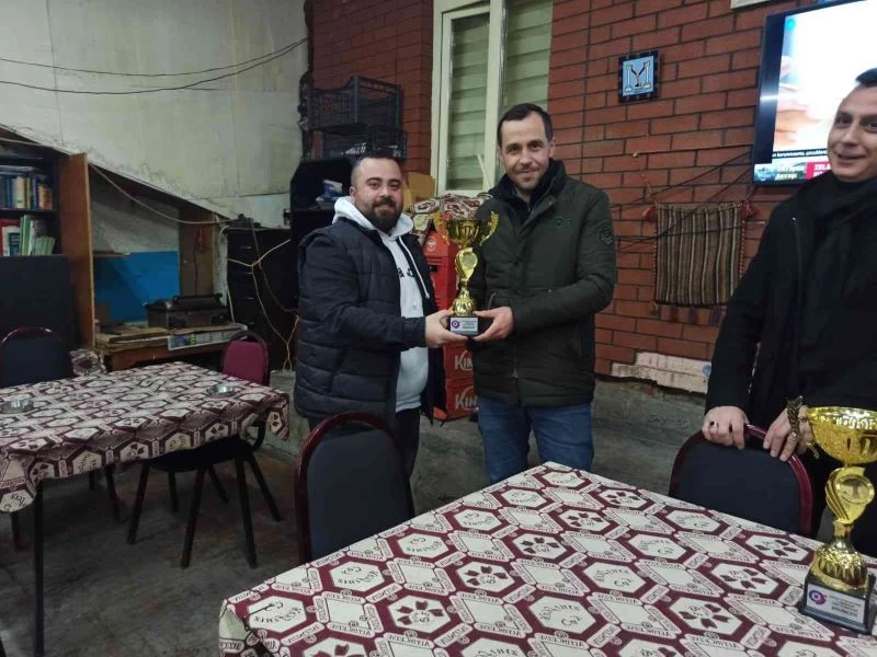 Bozüyük’te erkekler okey turnuvası sona erdi
