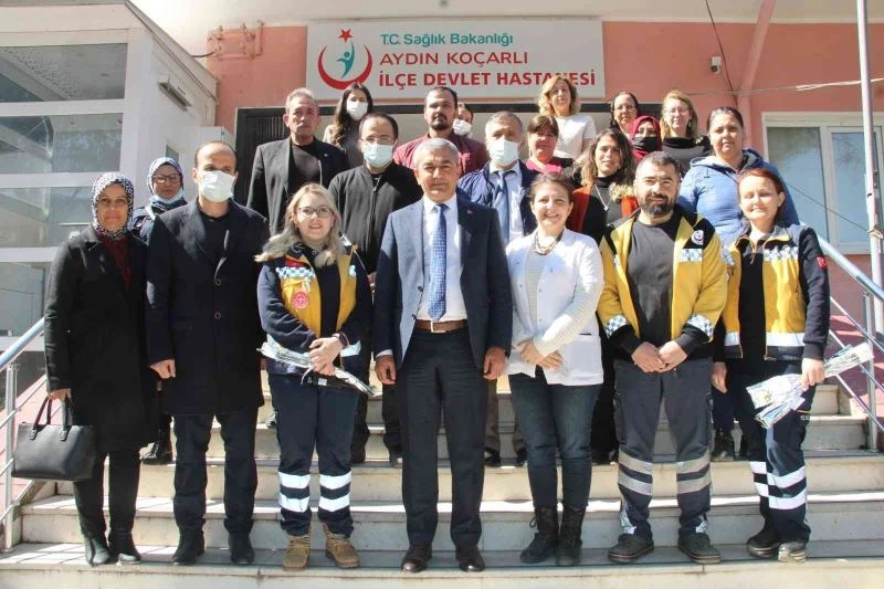 Başkan Kaplan sağlıkçıları unutmadı
