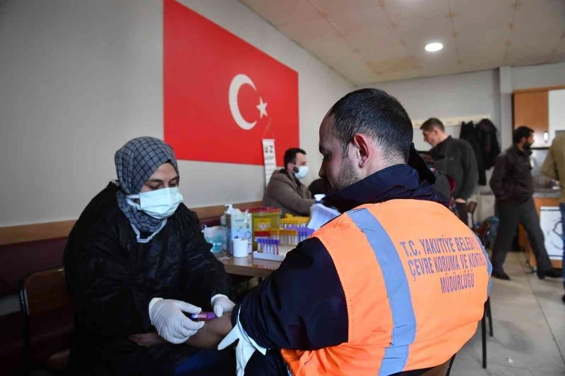 Yakutiye Belediyesi, personellerine sağlık taraması yaptırdı
