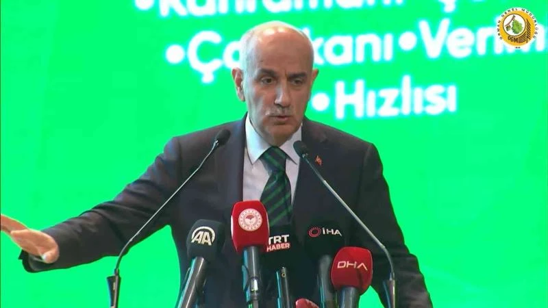 Bakan Kirişci: “Gıda konusunda bulunurluğu üreterek gerçekleştireceğiz”
