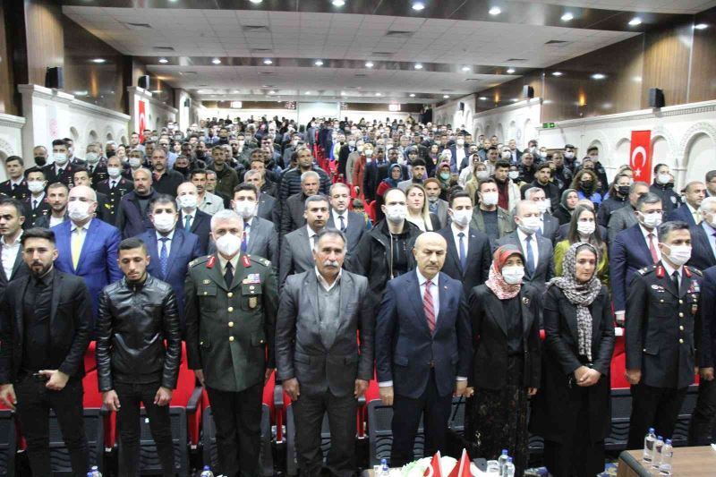 Mardin’de 9 şehit yakınına devlet övünç madalyası verildi
